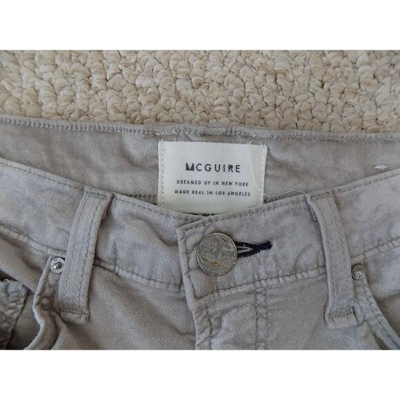 MCGUIRE skinny jeans velvet pants womens size 27 - Picture 2 of 5